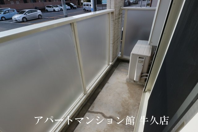 サンセールアダチのバルコニー