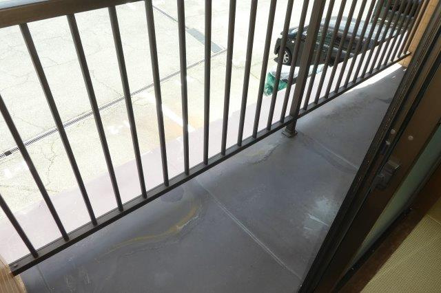 フリージア倉敷のバルコニー