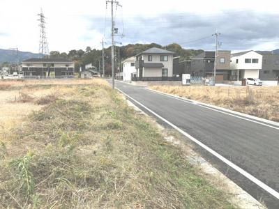 【前面道路含む現地写真】 | 大津市本堅田6丁目1　分譲地