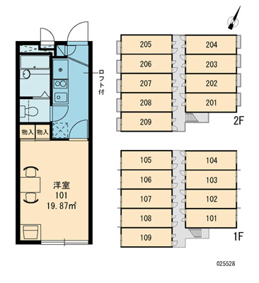 【区画図】 | west court