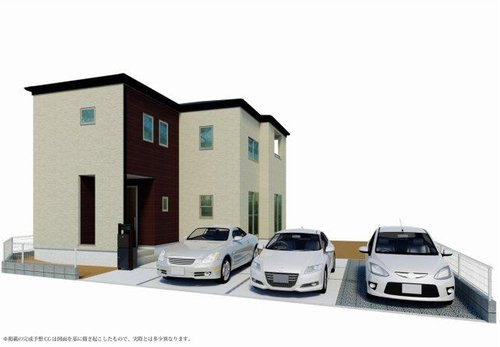 リーブルガーデン　倉敷市上富井(第12)の外観パース