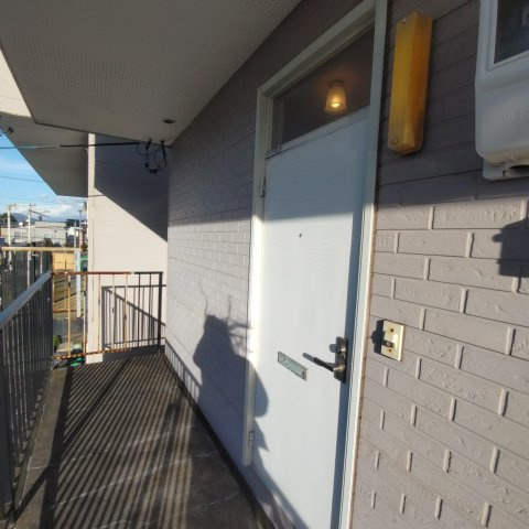 ハイツカーヤのバルコニー