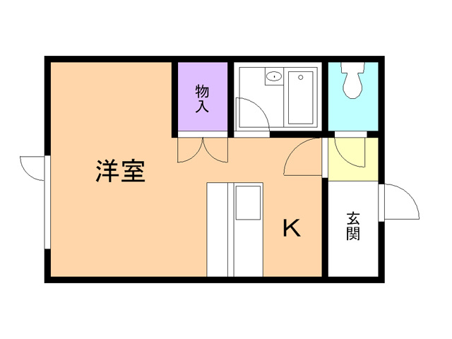 ハイツカーヤの間取り