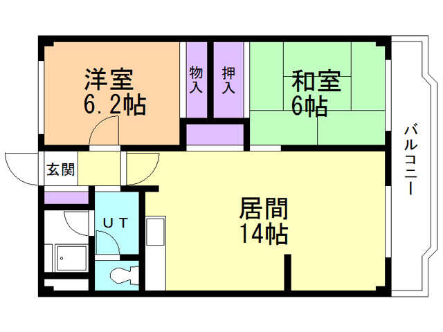 ベルコートの間取り