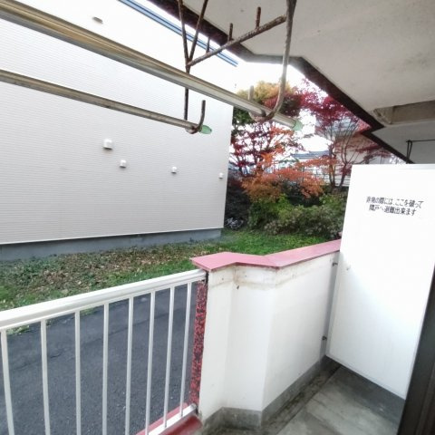 ベルコートのバルコニー