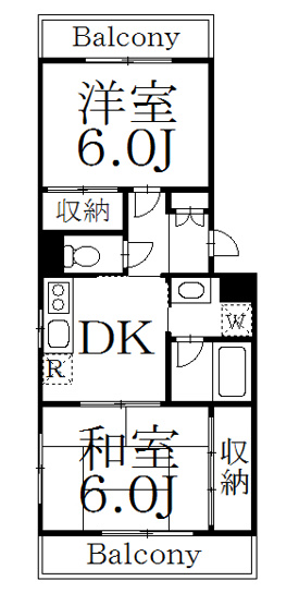 【間取り】 | メゾン友愛