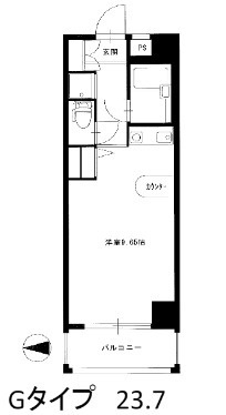 デトムワン烏丸五条の間取り