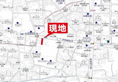 【地図】 | 高崎市高関町の土地