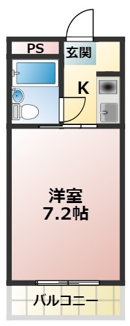 コーポニシモトの間取り