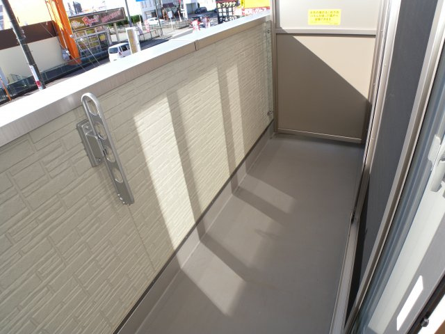 サニーハイツ大村のバルコニー