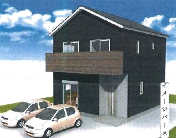 あきる野市草花A　分譲住宅の外観パース