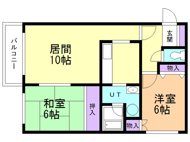 チェリーハイツＡＹＡの間取り