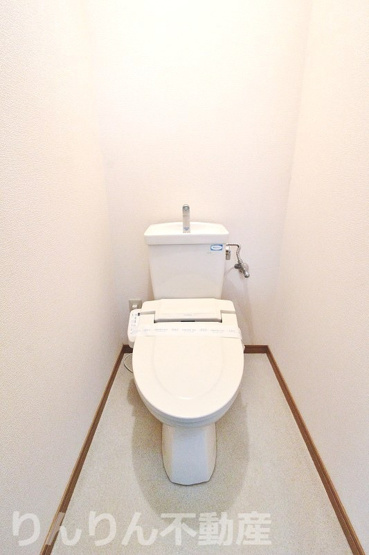 【トイレ】 | レジデンス南昭和 | 落ち着いた色調のトイレです