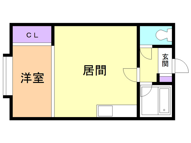 学）パルミエールたんぽぽの間取り