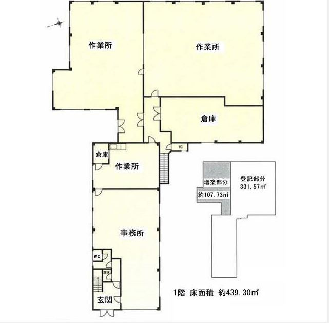 坂東市辺田の間取り