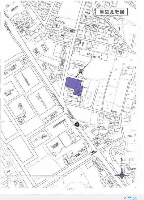 坂東市辺田の地図