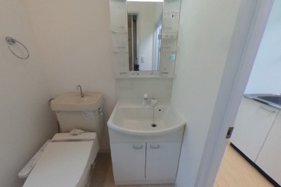 【トイレ】 | メゾン内藤 | 温水洗浄暖房便座/洗面化粧台