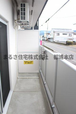 ミライデイズ三股のバルコニー|バルコニーです