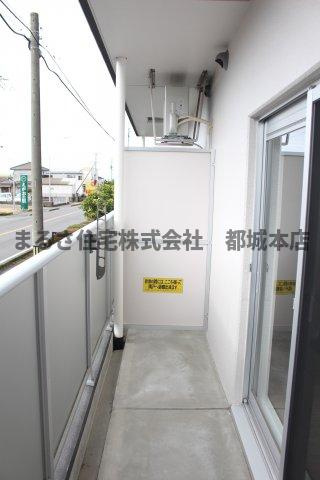 ミライデイズ三股のバルコニー|バルコニーです