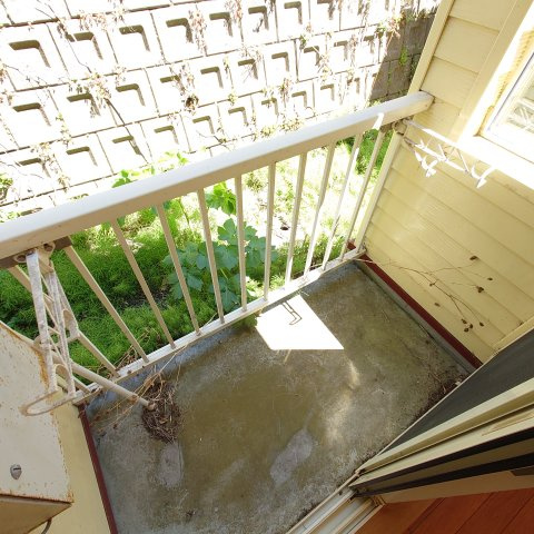 コーポアイリスのバルコニー