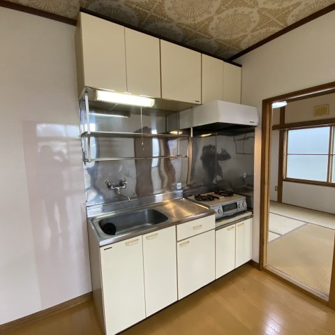 眞島アパートのキッチン