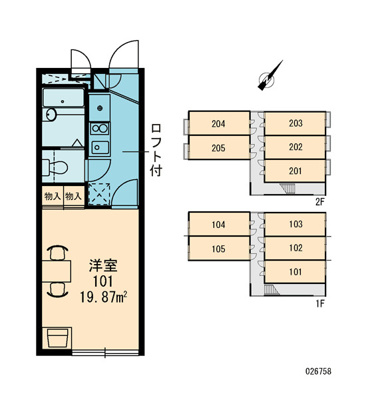 【区画図】 | シャルマン北越谷V