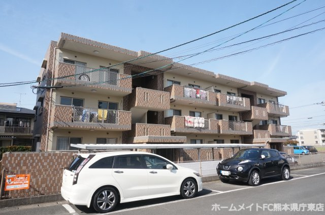 熊本市東区花立６丁目の賃貸マンションの外観
