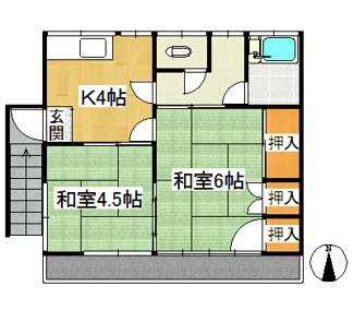【間取り】 | 第一やなぎ荘