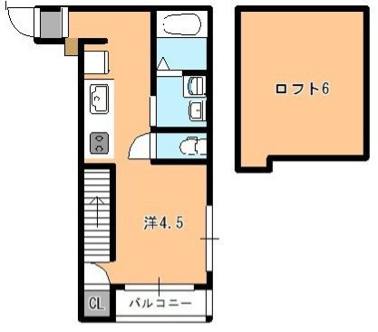 【間取り】 | オレンジハイツ　★フルリノベーション済みです★