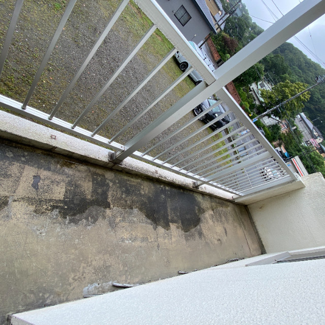 イストワール　Ａ棟のバルコニー