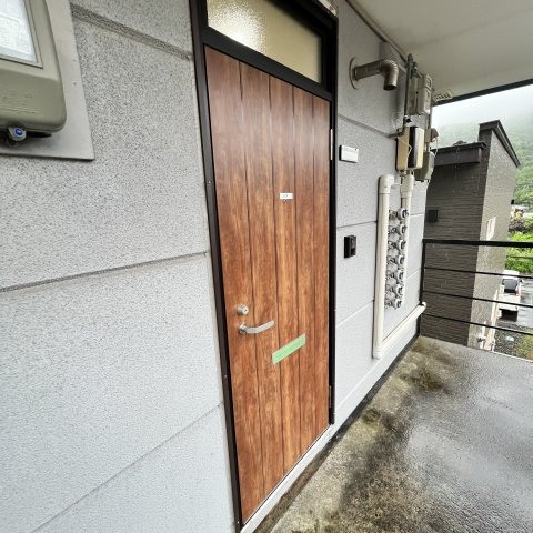 ハイツメモリーＡのエントランス