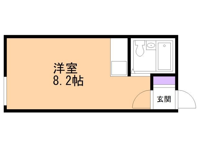ハイツメモリーＡの間取り