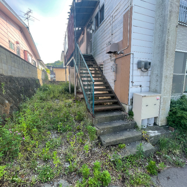 フルタコーポのバルコニー