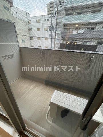 大阪市福島区鷺洲５丁目の賃貸マンションのバルコニー
