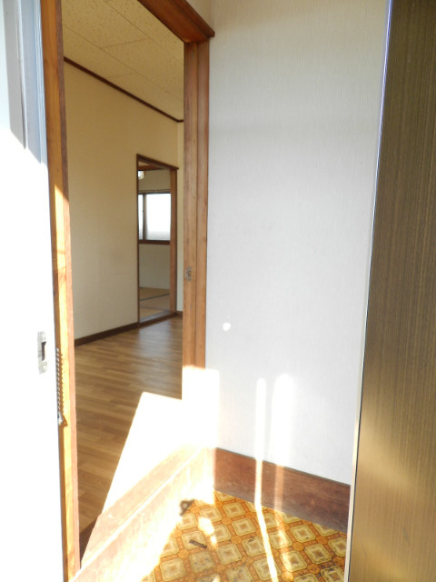 港北ハイツの玄関