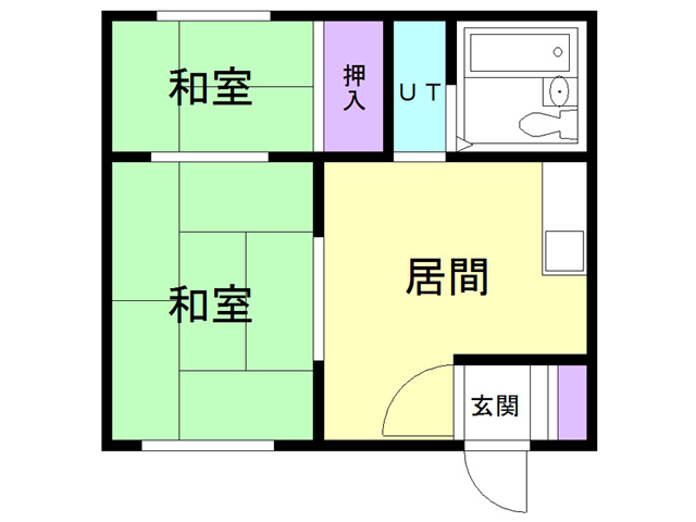 港北ハイツの間取り