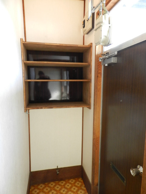 港北ハイツの玄関