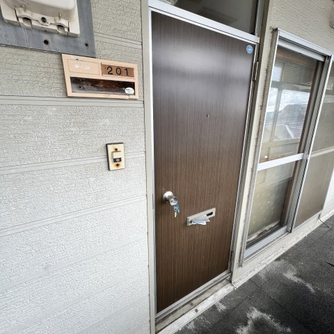 港北ハイツのバルコニー