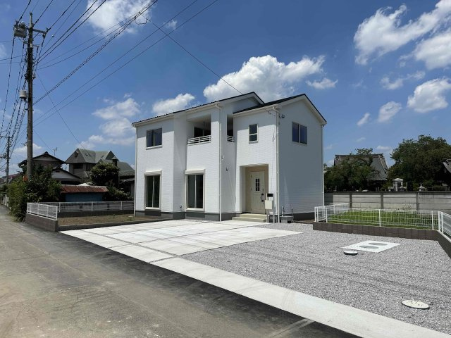 玉村町五料第2（全1棟）1号棟の前面道路含む現地写真