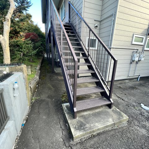 永井アパートの駐車場