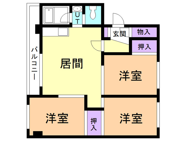 ＫＴハイツの間取り