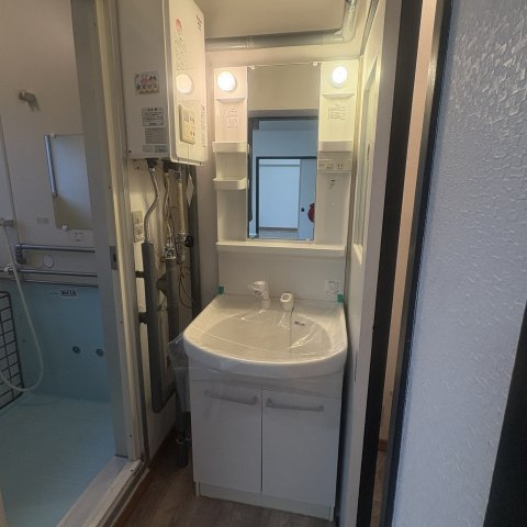 ＫＴハイツの洗面所|広い洗面スペース