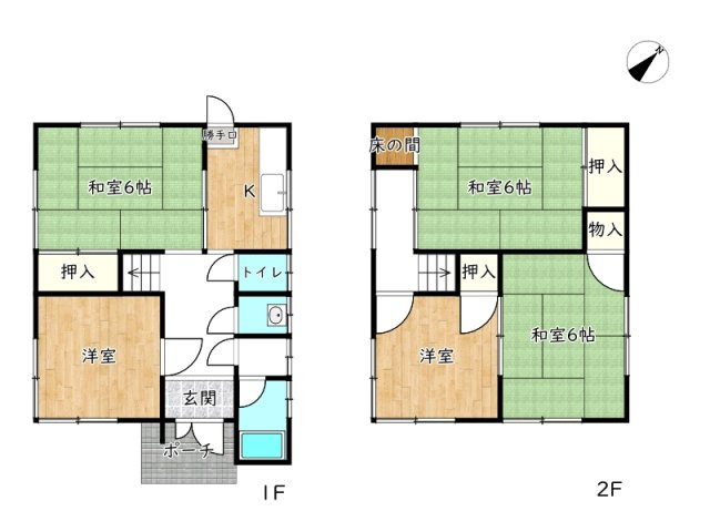 【間取り】 | 神崎郡福崎町馬田／中古戸建
