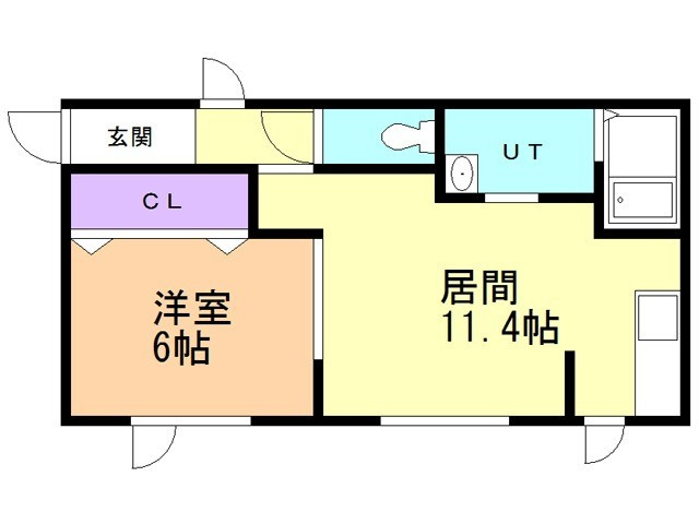 ハイツからんⅠの間取り