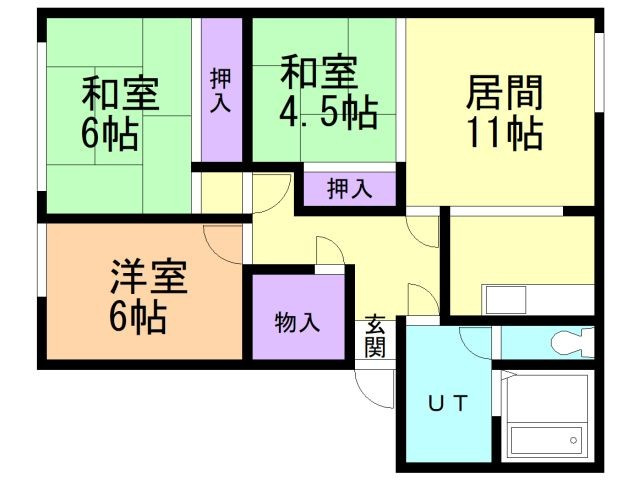大内第2ビルの間取り