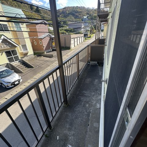 コーポ原田のバルコニー