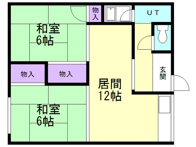 小林コーポの間取り