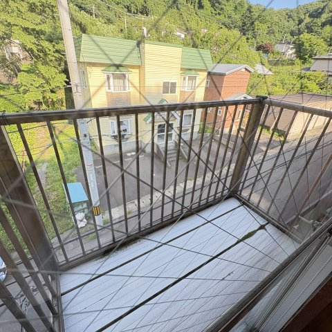 コーポ原田のバルコニー