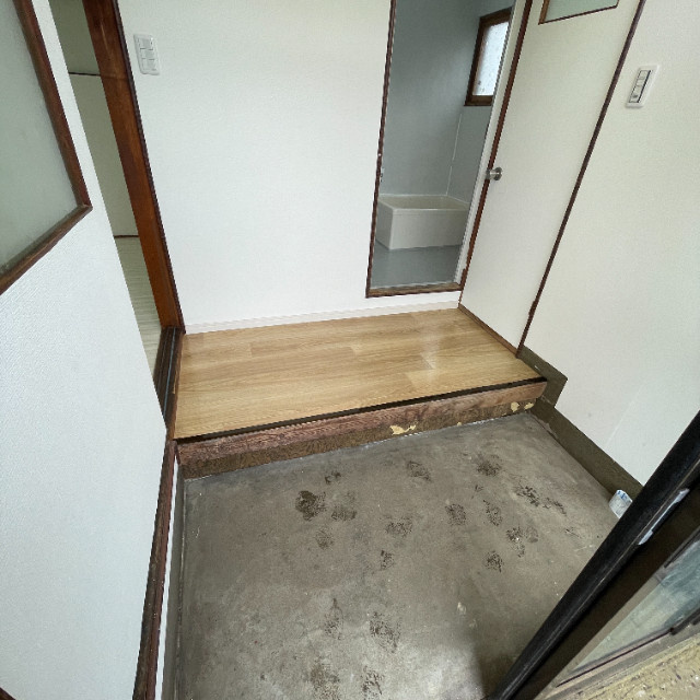 エヌエスハイツの玄関