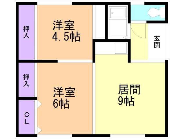 エヌエスハイツの間取り